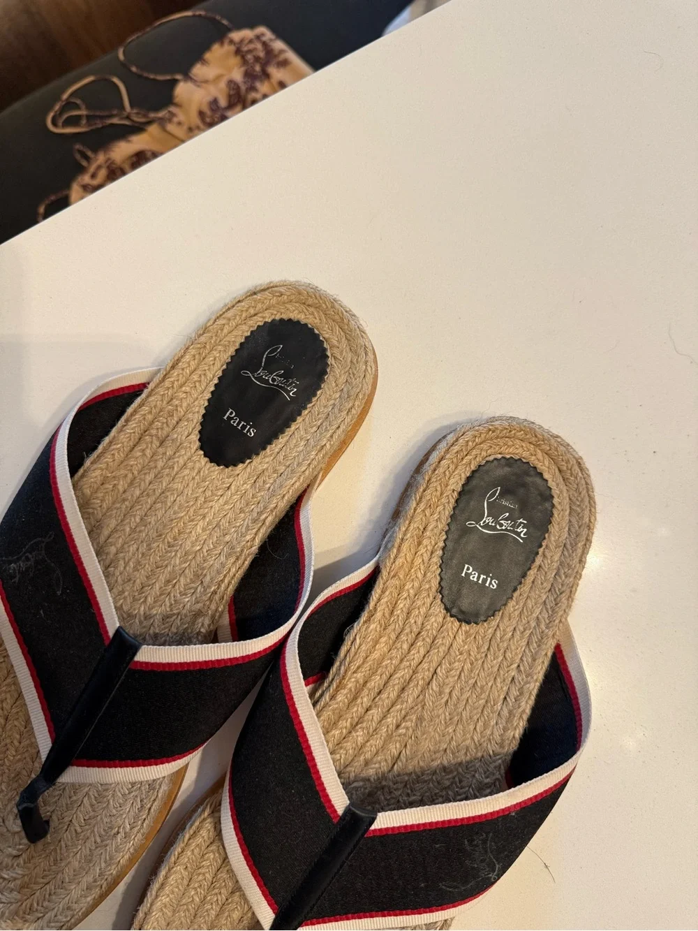 Christian Louboutin Hot Flip Slide Sandals Mens 45